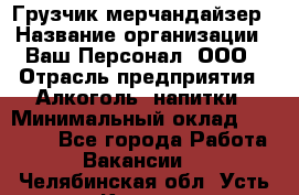 Грузчик-мерчандайзер › Название организации ­ Ваш Персонал, ООО › Отрасль предприятия ­ Алкоголь, напитки › Минимальный оклад ­ 17 000 - Все города Работа » Вакансии   . Челябинская обл.,Усть-Катав г.